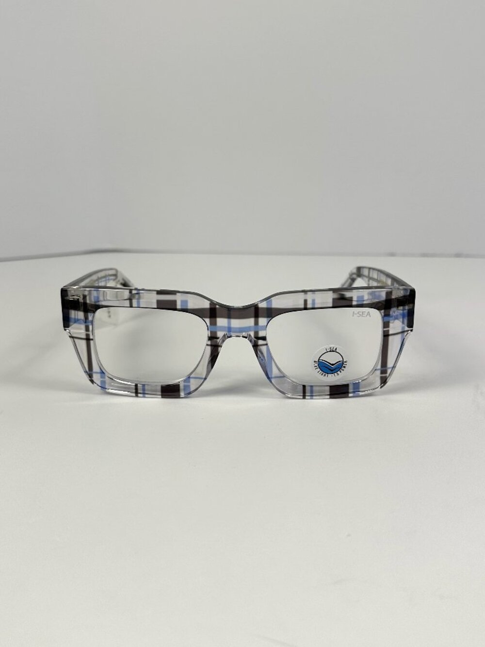 I-Sea Maeve Plaid Lila Readers NWT